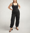 Parachute Cargo Pant Plus Size, Black, hi-res image number 0