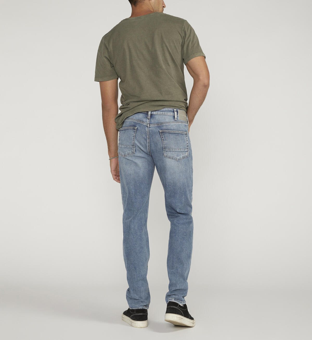 Machray Athletic Fit Straight Leg Jeans, Indigo, hi-res image number 1