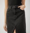 Front-Slit Maxi Jean Skirt, , hi-res image number 3