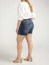 Boyfriend Mid Rise Luxe Stretch Shorts Plus Size image number 1