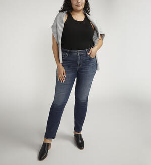 Avery High Rise Straight Leg Jeans Plus Size