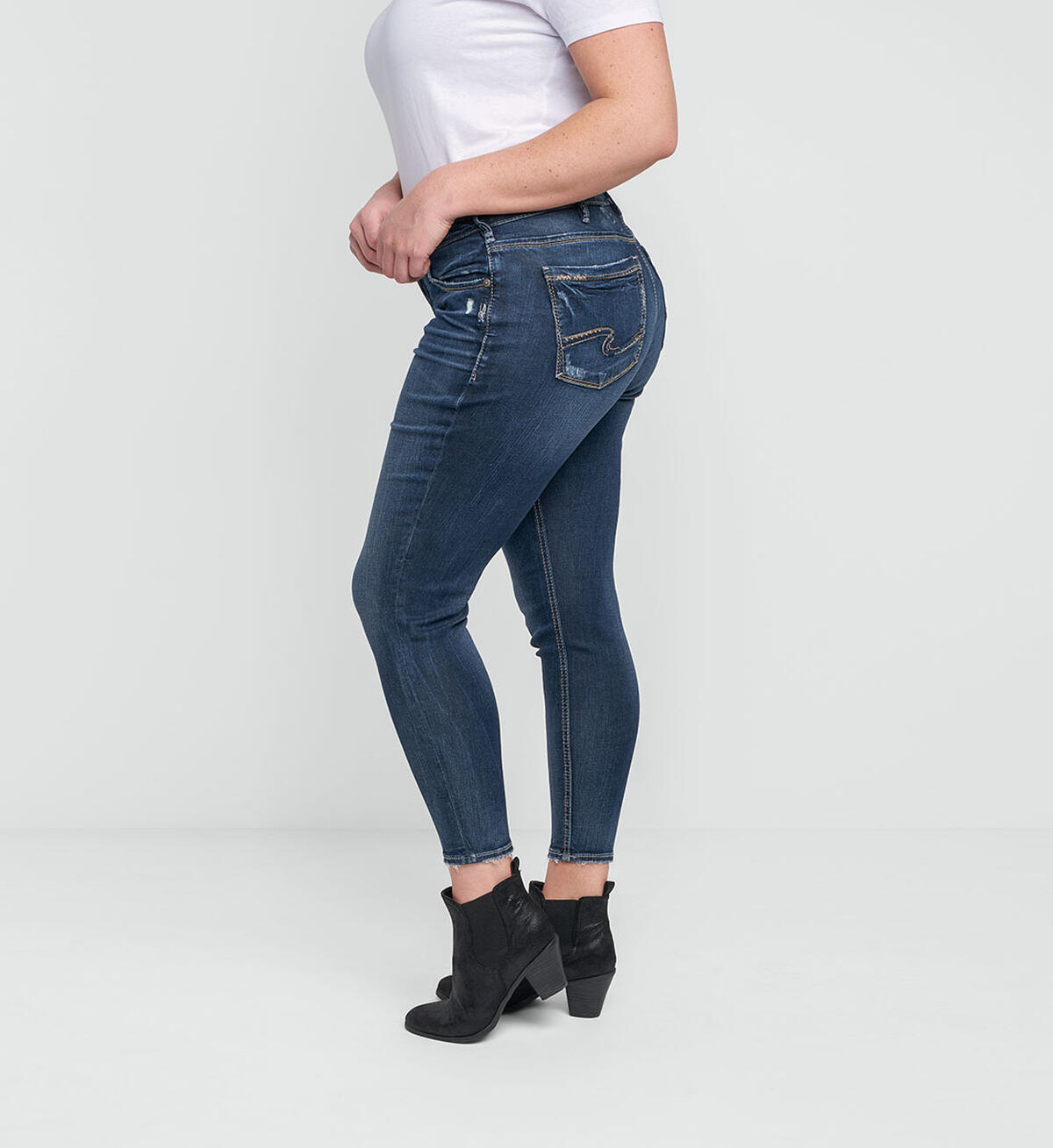 Avery Ankle Skinny Dark Wash, , hi-res image number 2
