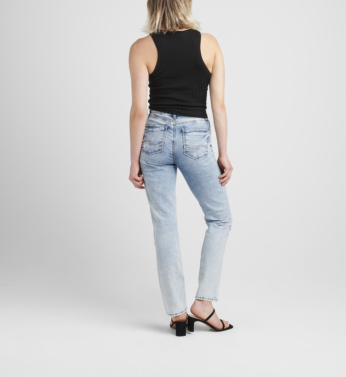 Avery High Rise Straight Leg Jeans, , hi-res image number 1