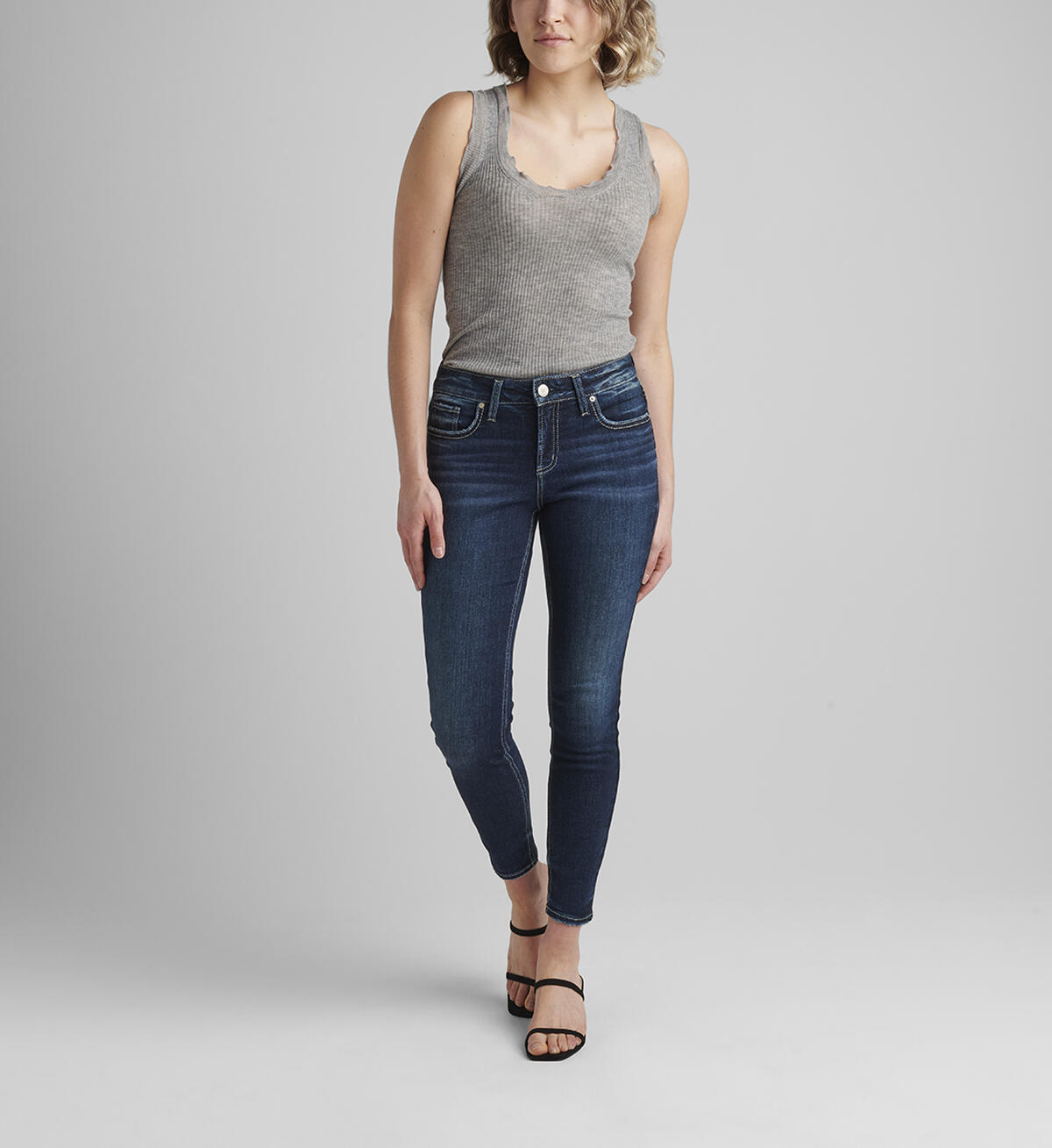 Elyse Mid Rise Skinny Jeans, , hi-res image number 0