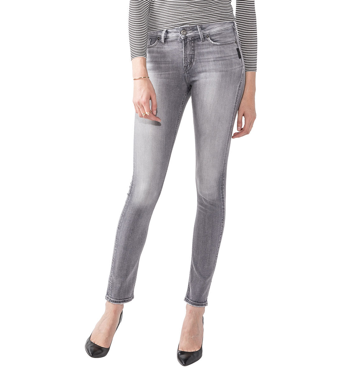 Silver jeans top mazy skinny