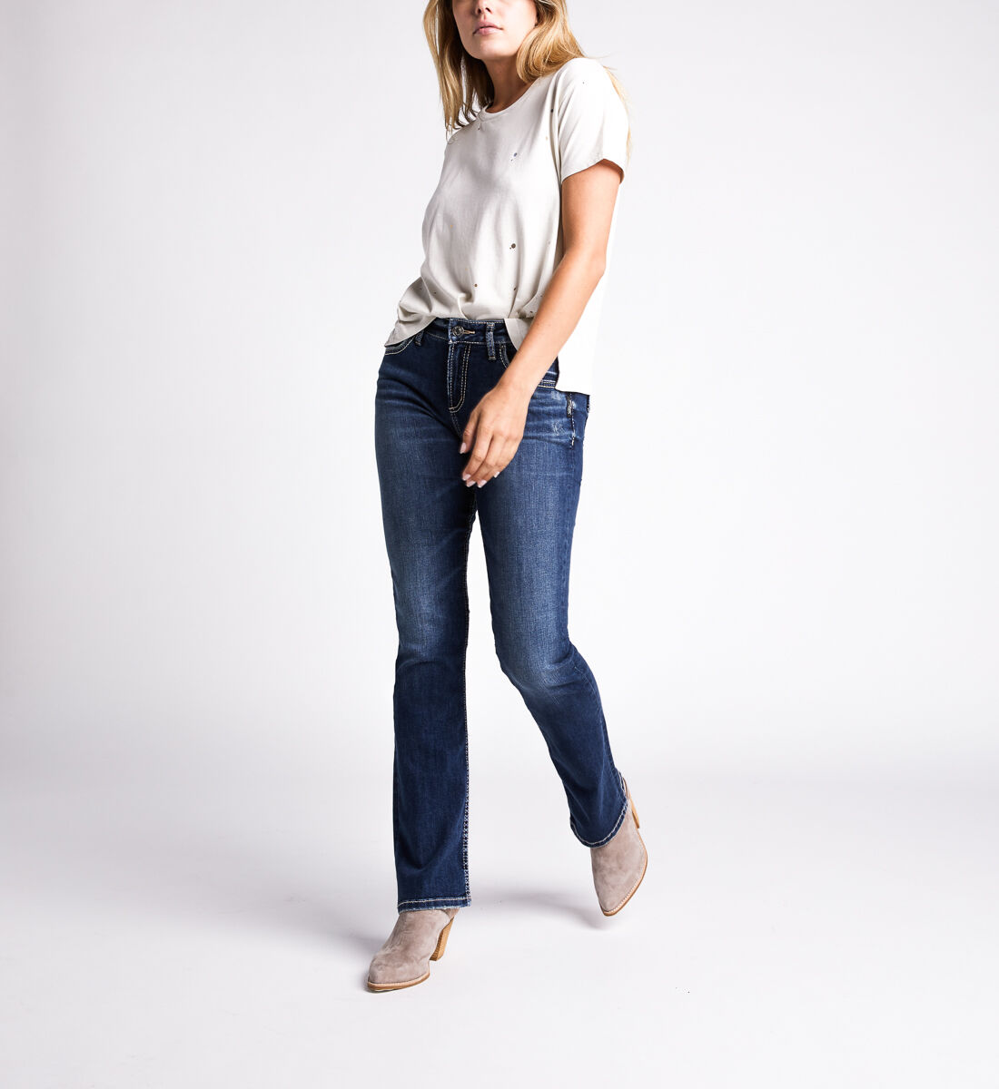 Silver jeans sale avery slim boot