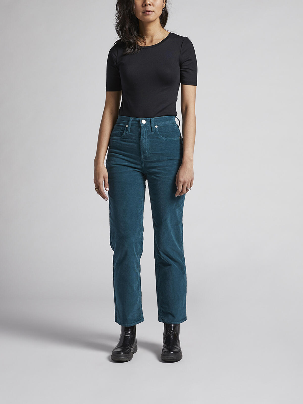Highly Desirable High Rise Straight Leg Pants image number 0