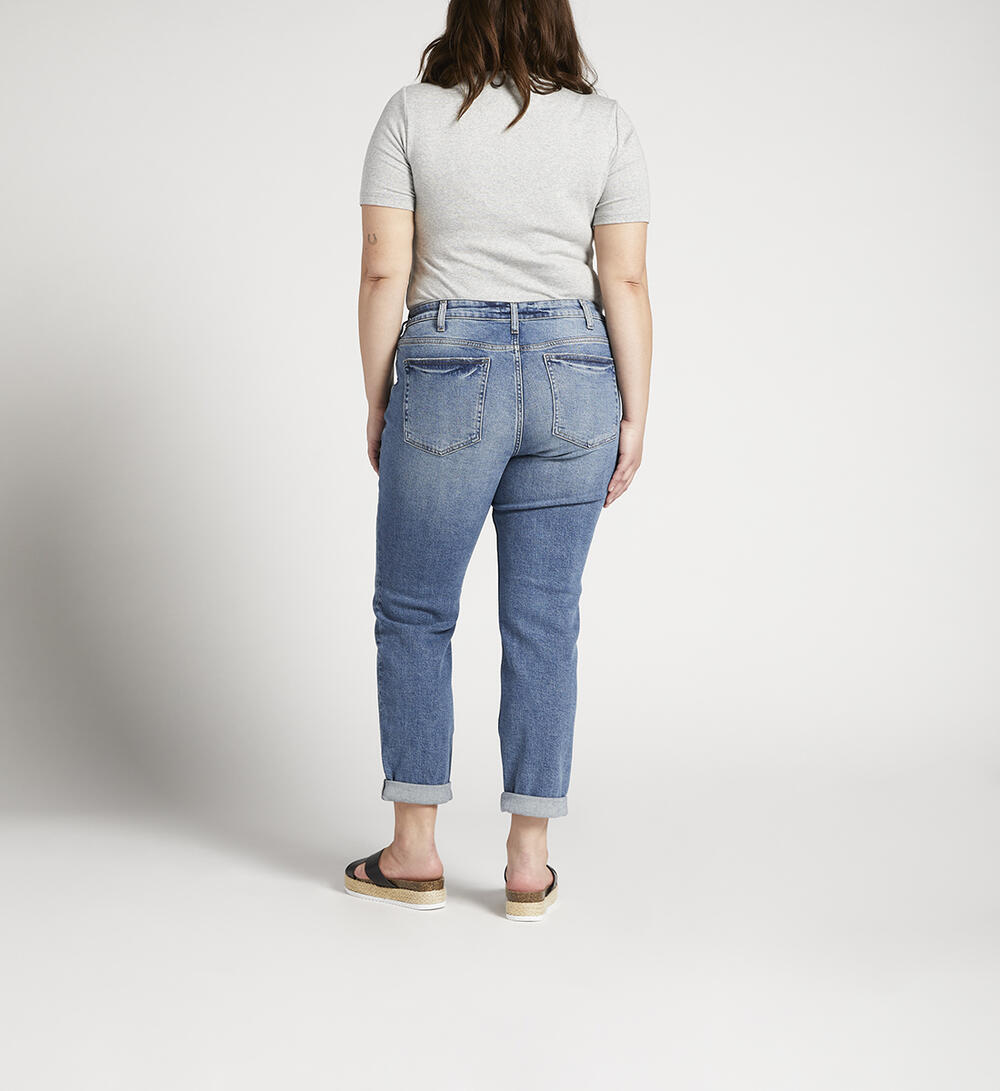 Beau Mid Rise Slim Leg Jeans Plus Size, , hi-res image number 1