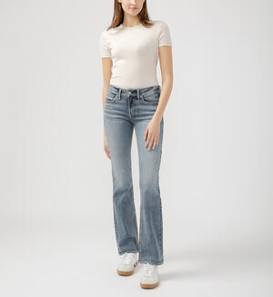 Suki Mid Rise Slim Bootcut Jeans