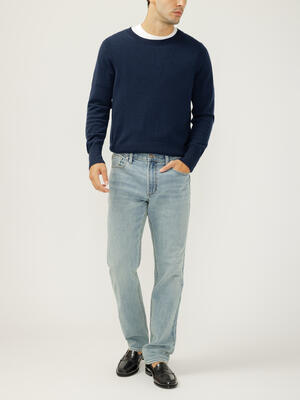 Eddie Relaxed Fit Slim Straight Leg Luxe Heritage Jeans