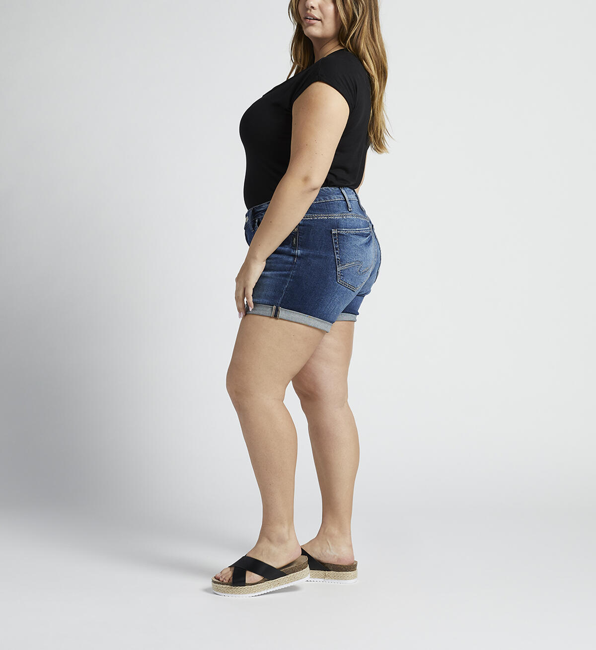 Elyse Mid Rise Short Plus Size, , hi-res image number 2