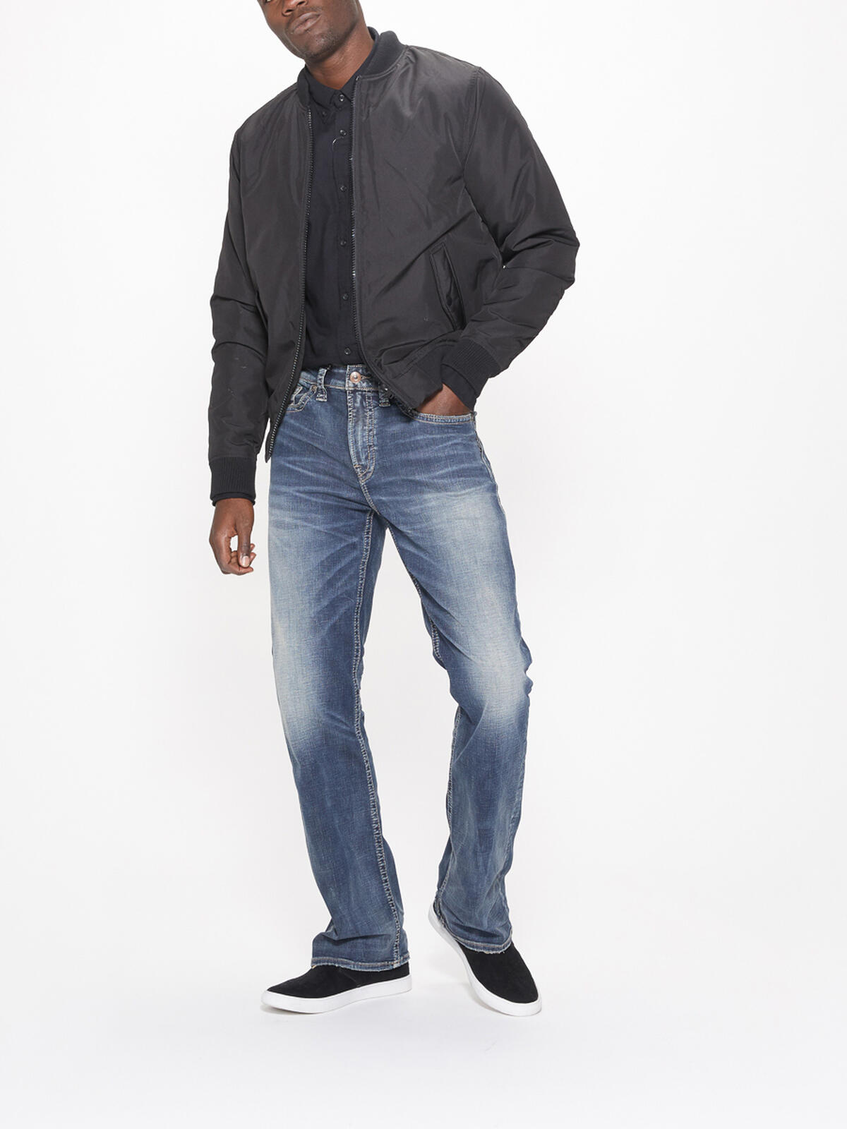 Craig Bootcut Mens Dark Wash, , hi-res image number 0