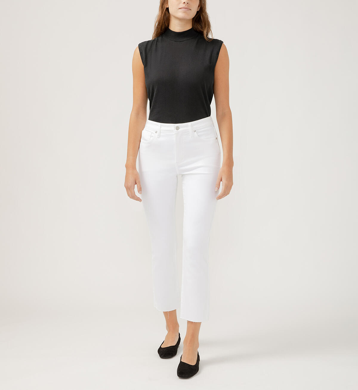 Isbister High Rise Ankle Straight Leg Luxe Stretch Jeans, , hi-res image number 0