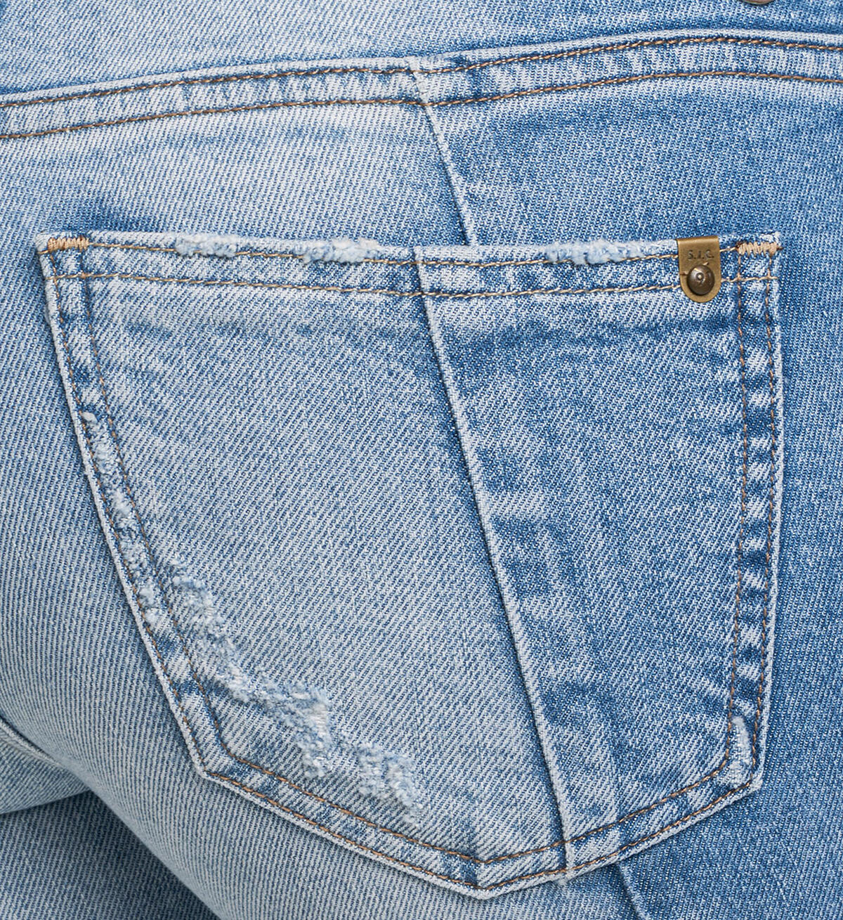 Izzy Slim Crop Medium Wash, , hi-res image number 3