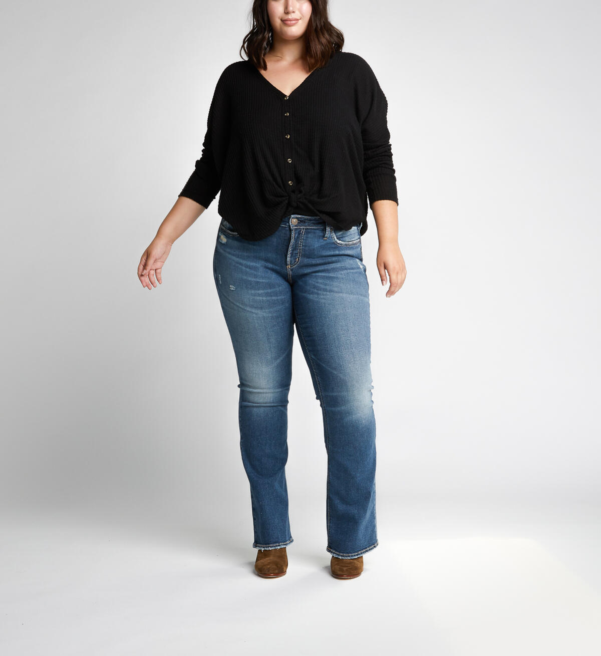 Suki Mid-Rise Curvy Bootcut Jeans, , hi-res image number 3