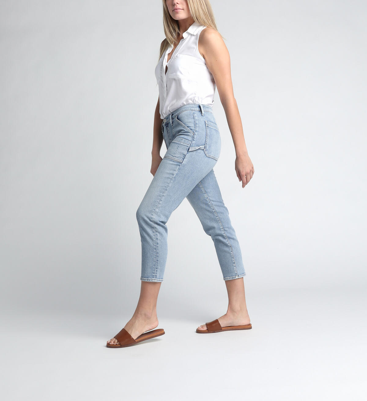 In The Loop Mid Rise Ankle Slim Leg Jeans, , hi-res image number 2