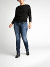 Suki Mid Straight Dark Wash, , hi-res image number 3