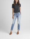Boyfriend Mid Rise Slim Leg Jeans image number 0