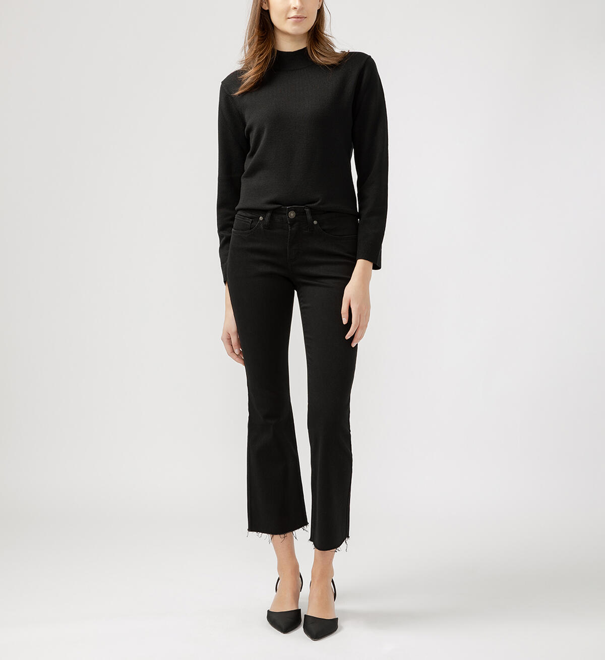 Suki Mid Rise Kick Flare Luxe Stretch Jeans, , hi-res image number 0