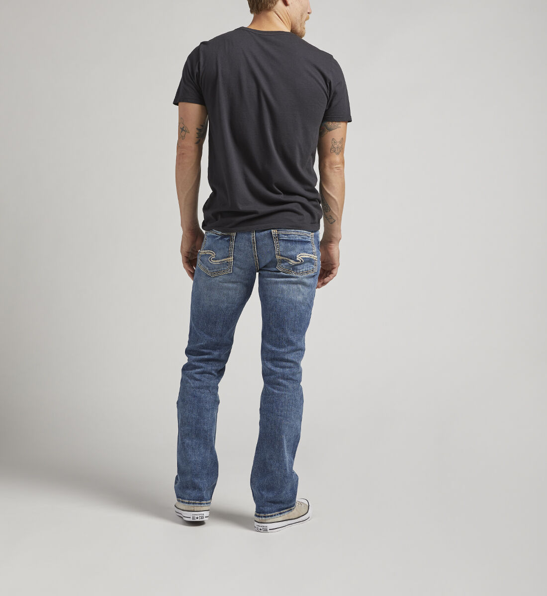 Mens silver jeans bootcut shop