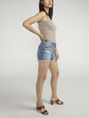 Suki Distressed Mid Rise Shorts, , hi-res image number 2