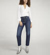 Highly Desirable High Rise Slim Straight Leg Jeans, Indigo, hi-res image number 1