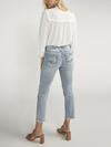 Suki Mid Rise Straight Crop Jeans image number 1