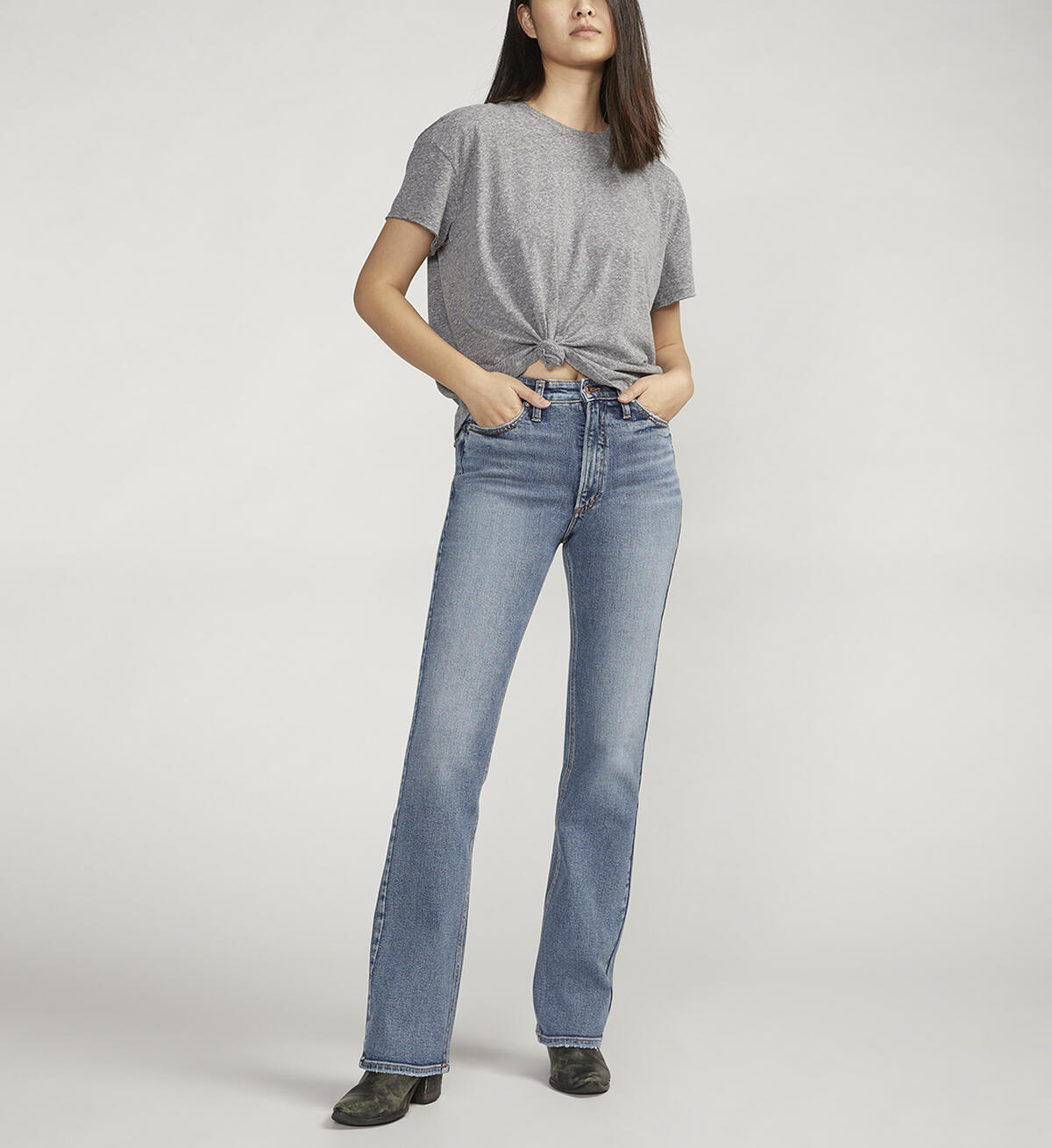 90s Vintage High Rise Bootcut Jeans, , hi-res image number 0
