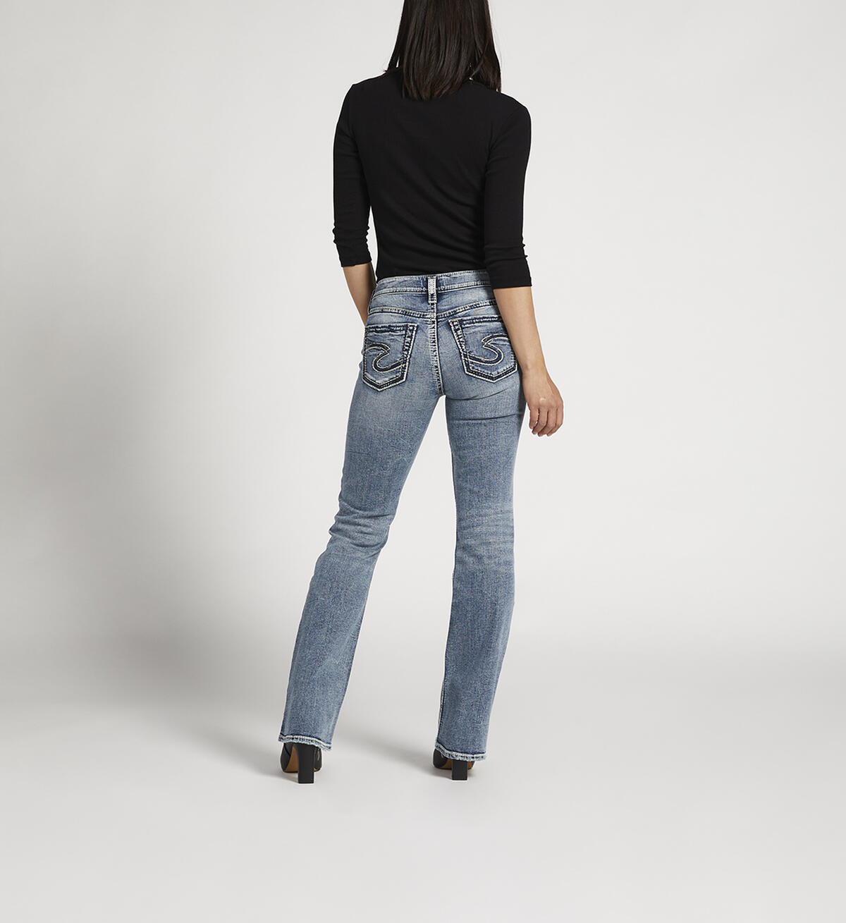 Suki Mid Rise Bootcut Jeans, , hi-res image number 1