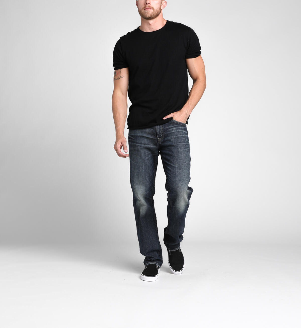 Hunter Athletic Fit Tapered Leg Jeans Final Sale, , hi-res image number 0