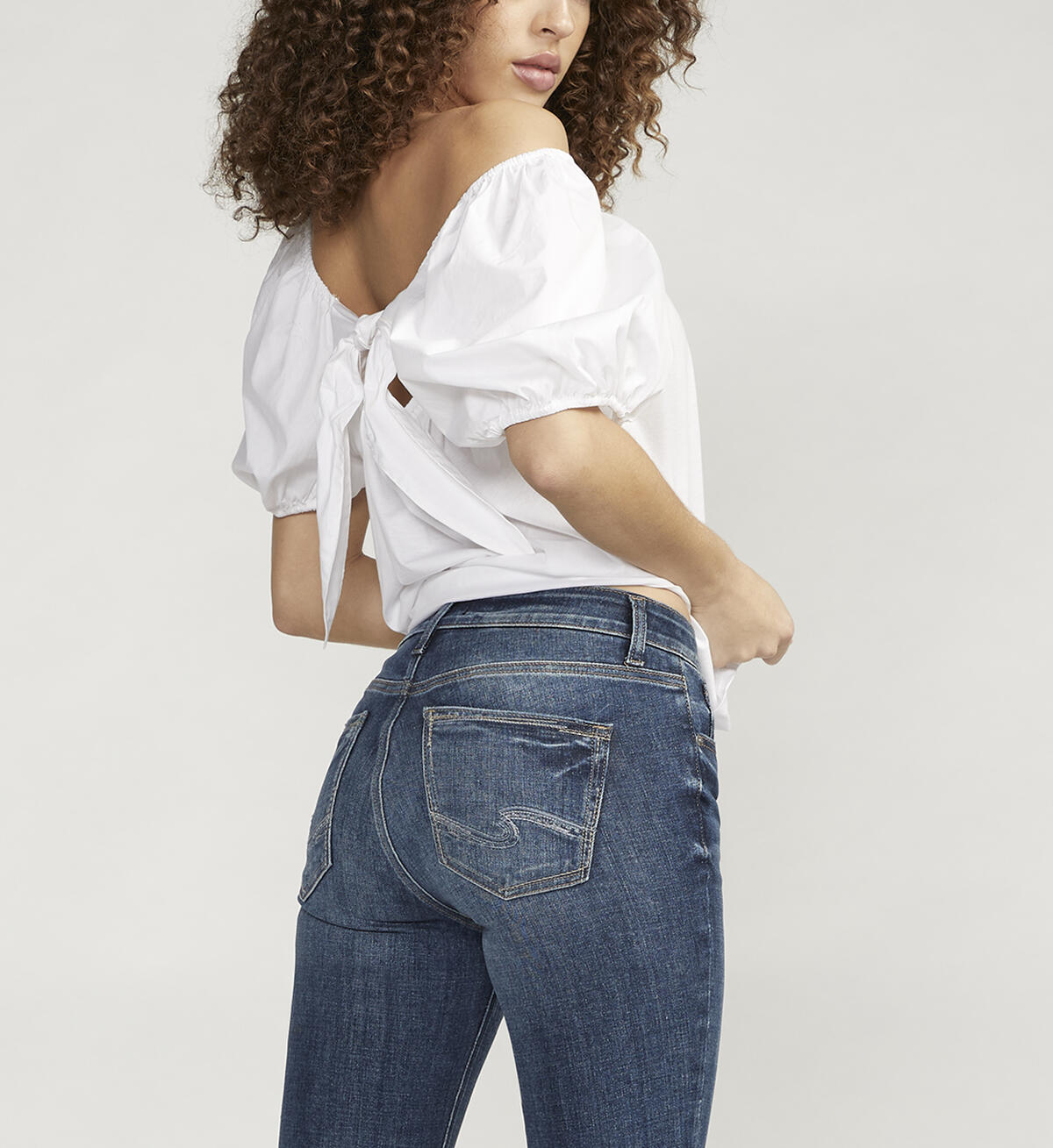 Avery High Rise Slim Bootcut Jeans, , hi-res image number 4