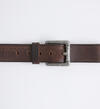 Stitched Leather Mens Belt, , hi-res image number 2