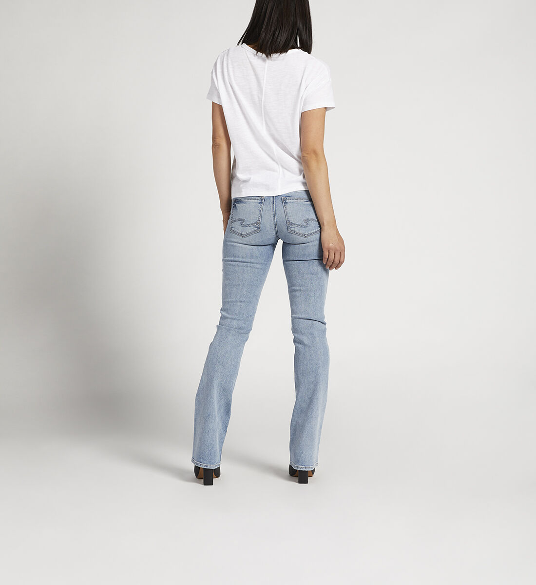 Tuesday Low Rise Slim Bootcut Jeans Back