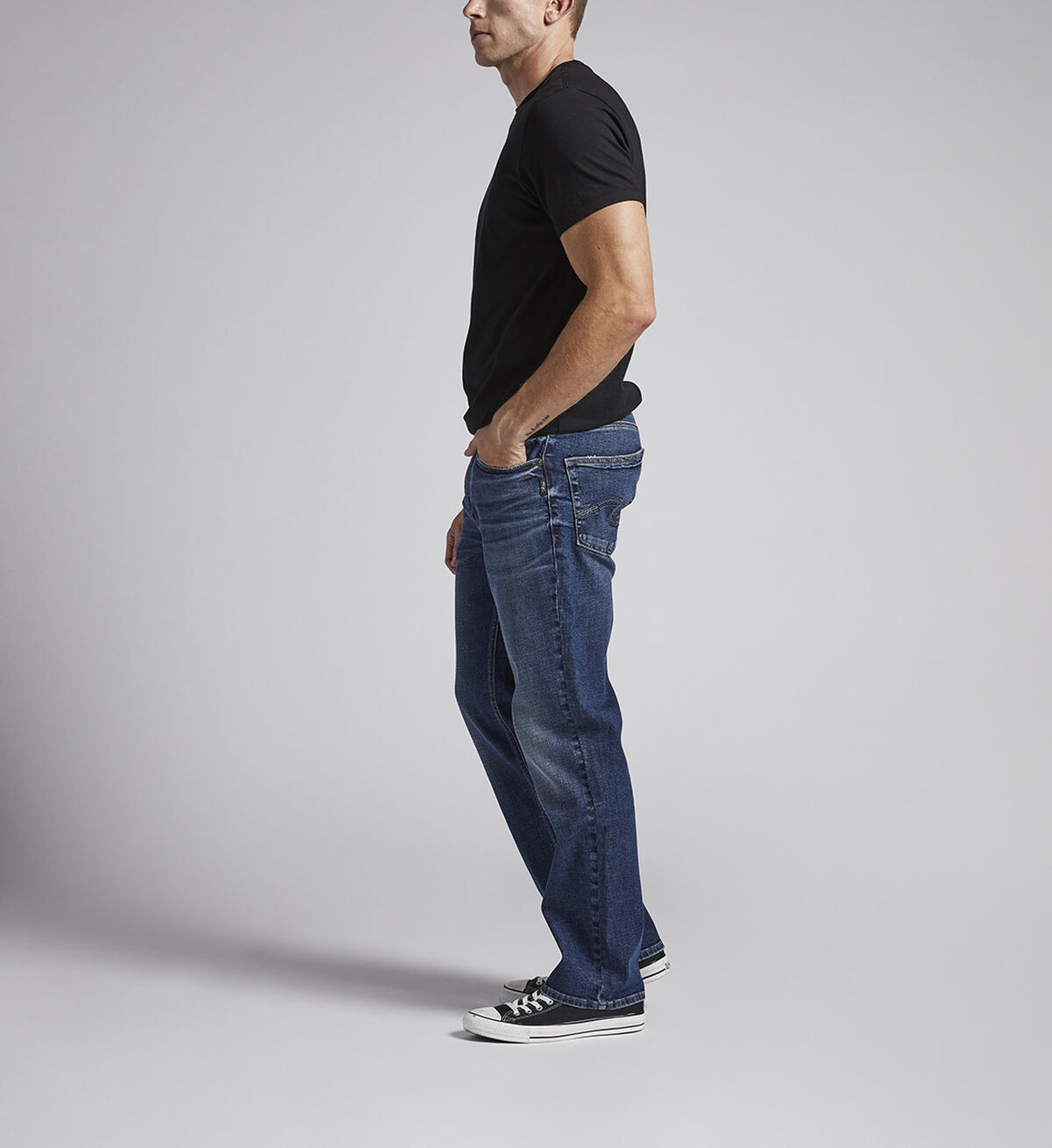 Grayson Classic Fit Straight Leg Jeans, Indigo, hi-res image number 2