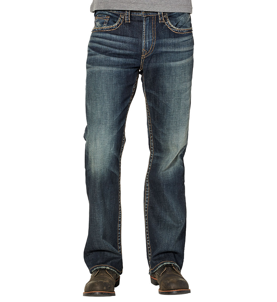 Mens silver jeans craig sales