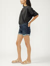Boyfriend Mid Rise Luxe Stretch Shorts image number 2