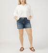 Elyse Mid Rise Shorts Plus Size, , hi-res image number 0