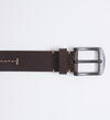 Contrast Stitch Leather Mens Belt, , hi-res image number 0
