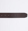 Classic Leather Men's Belt, Dark Brown, hi-res image number 1