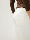 Wide Leg Drawstring Beach Jeans image number 3