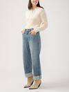 90s Baggy Mid Rise Wide Leg Jeans, , hi-res image number 2