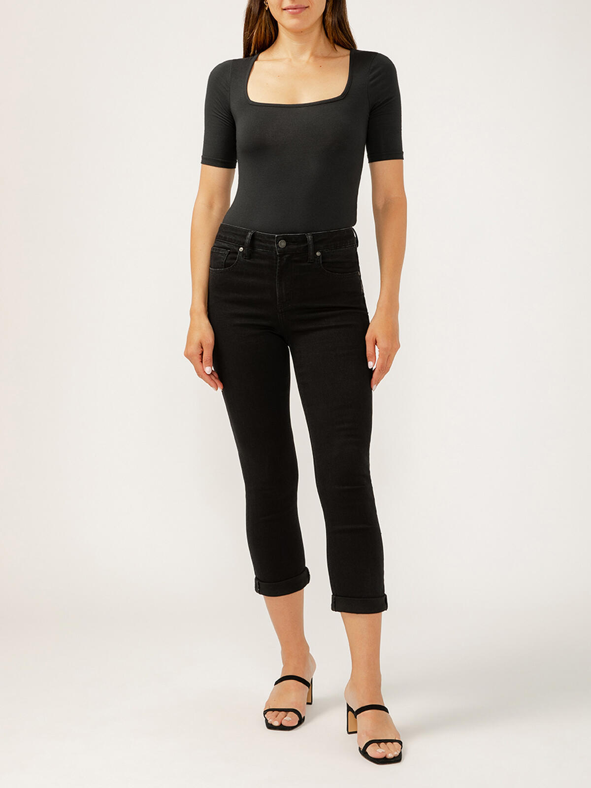 Avery High Rise Luxe Stretch Capri, , hi-res image number 0