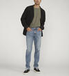 Machray Athletic Fit Straight Leg Jeans, Indigo, hi-res image number 0