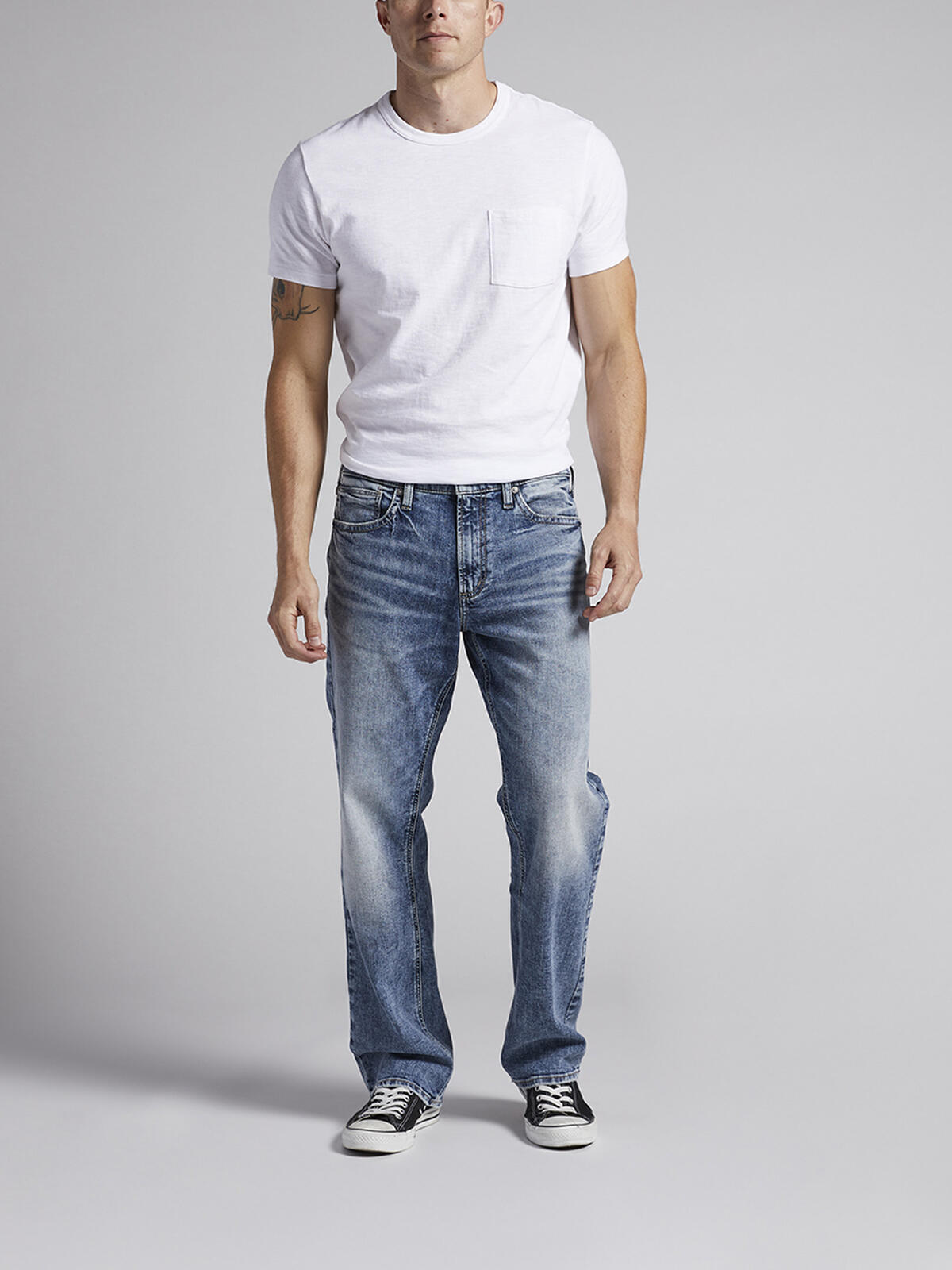 Grayson Classic Fit Straight Leg Jeans, Indigo, hi-res image number 0