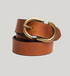Women's Genuine Leather Belt with S Buckle, , hi-res image number 0