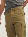 Cargo Essential Twill Pants, Olive, hi-res image number 4