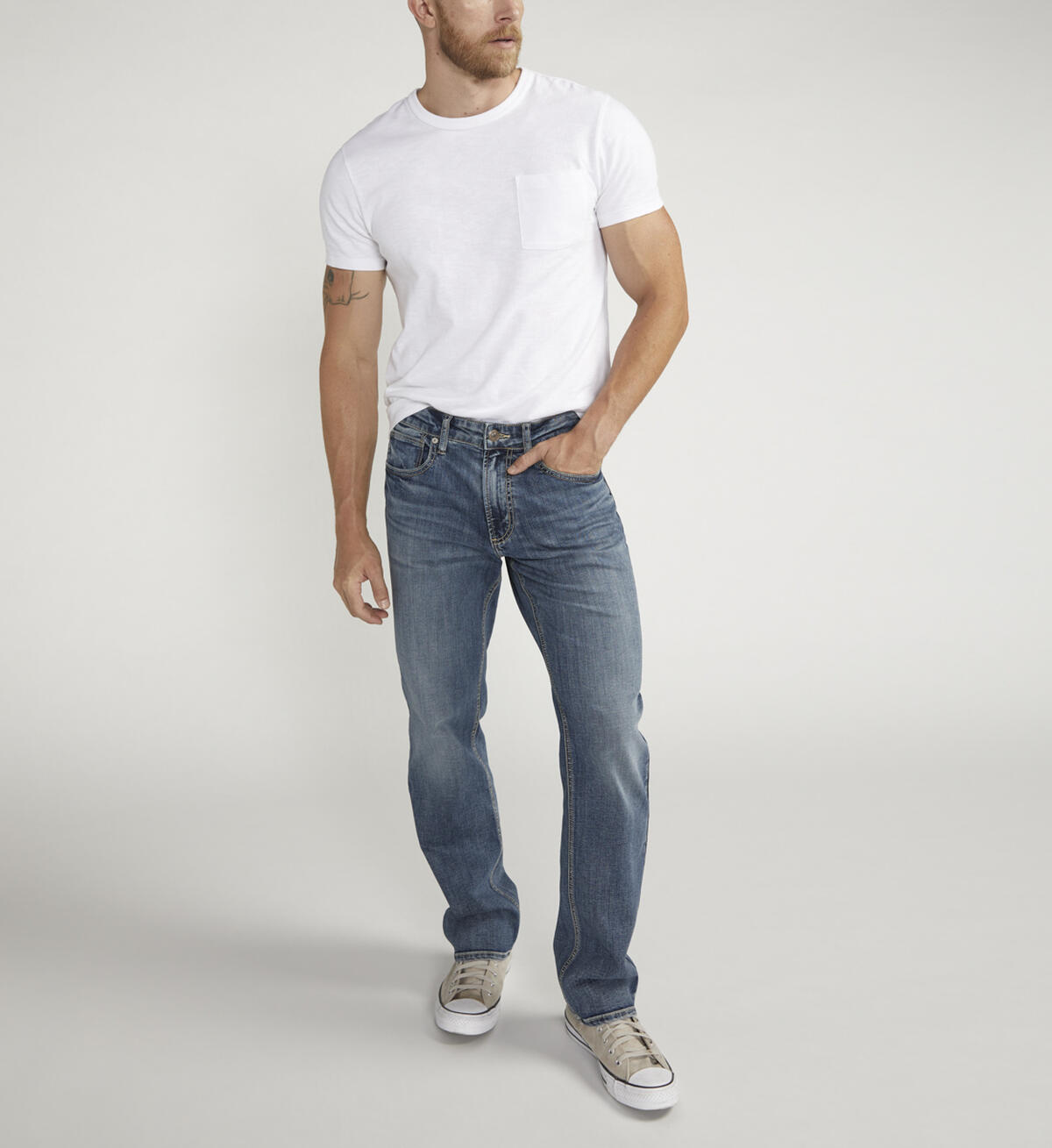 Grayson Classic Fit Straight Leg Jeans, , hi-res image number 0