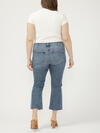 Elyse Mid Rise Kick Flare Luxe Stretch Jeans Plus Size, , hi-res image number 1