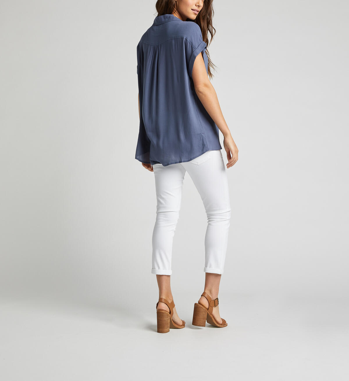 Aria Rolled-Sleeve Shirt, , hi-res image number 2