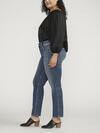 Suki Mid Rise Straight Leg Jeans Plus Size image number 2